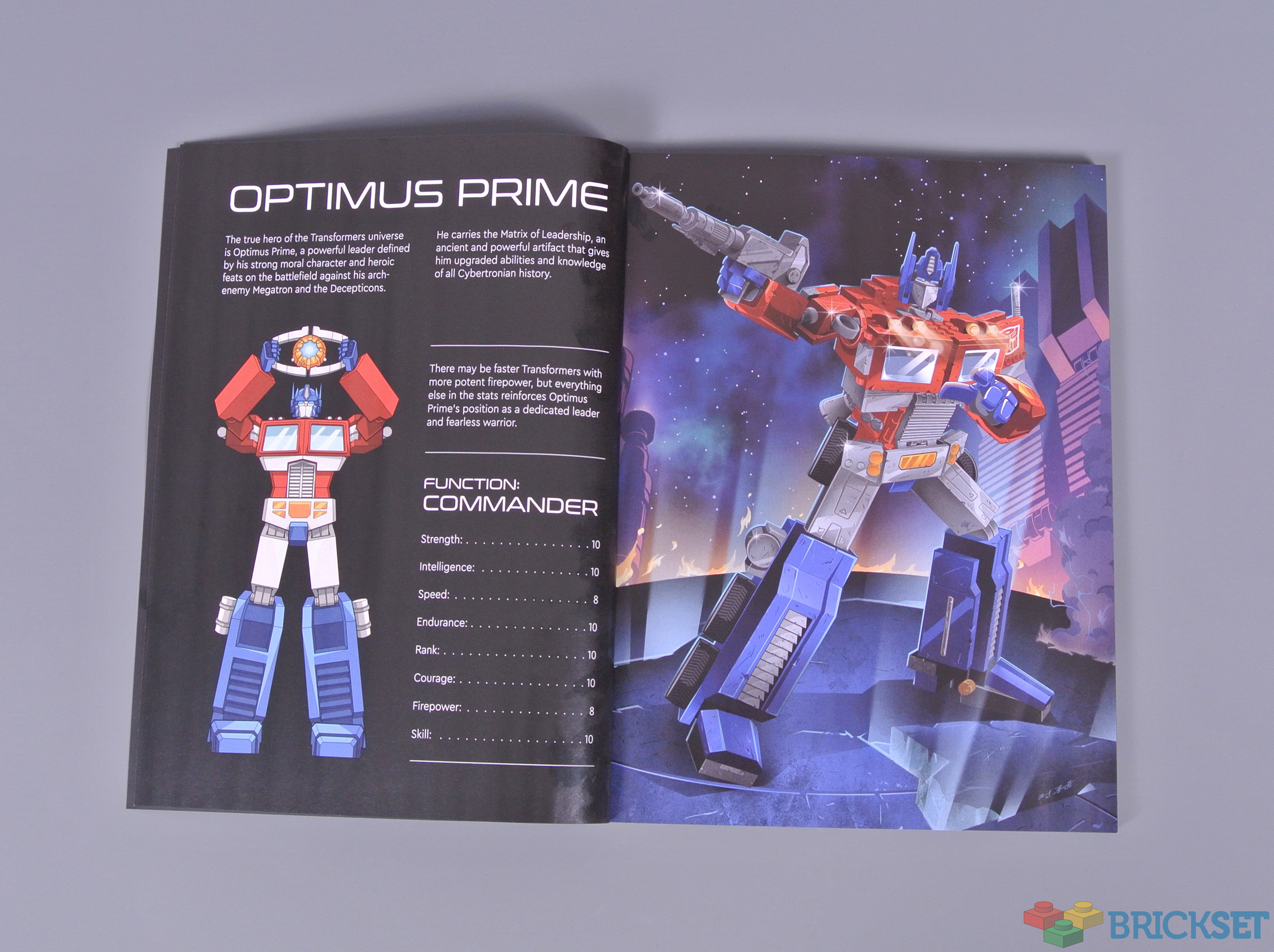 Lego transformers hot sale book